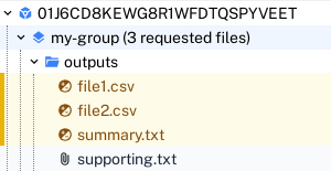 Request file tree